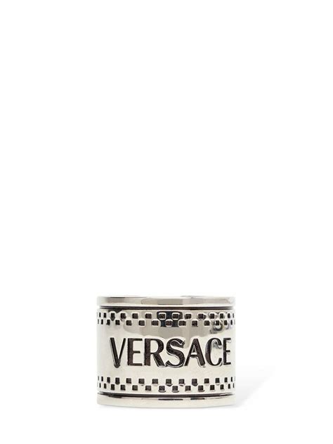 vintage versace logo metal ring|Versace ring cheap.